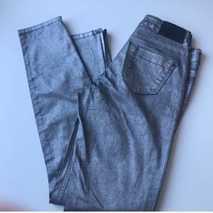 Shiny Skinny Jeans from Zara